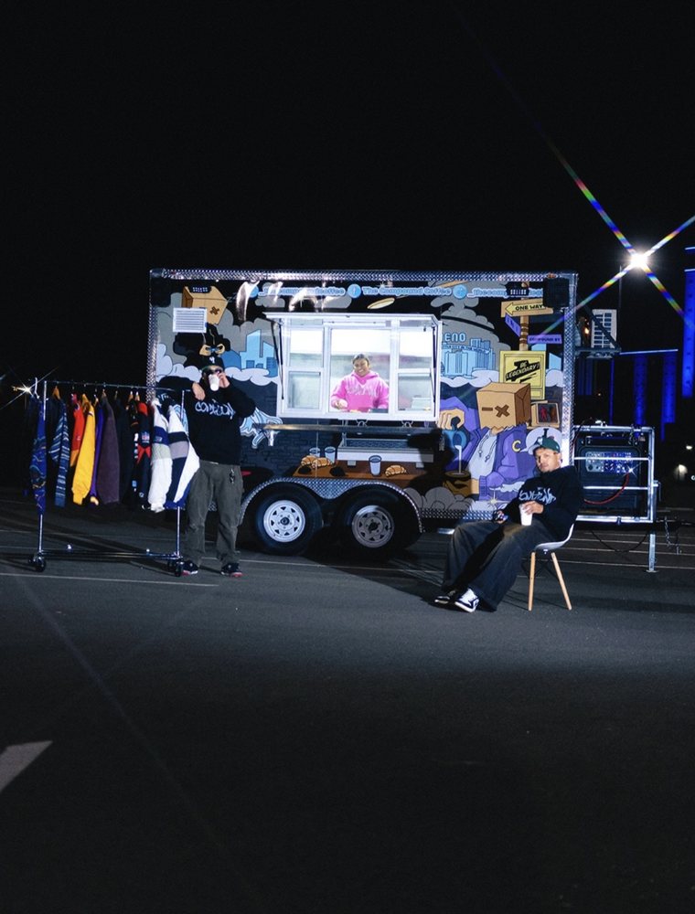 The Compound Coffee team by their truck